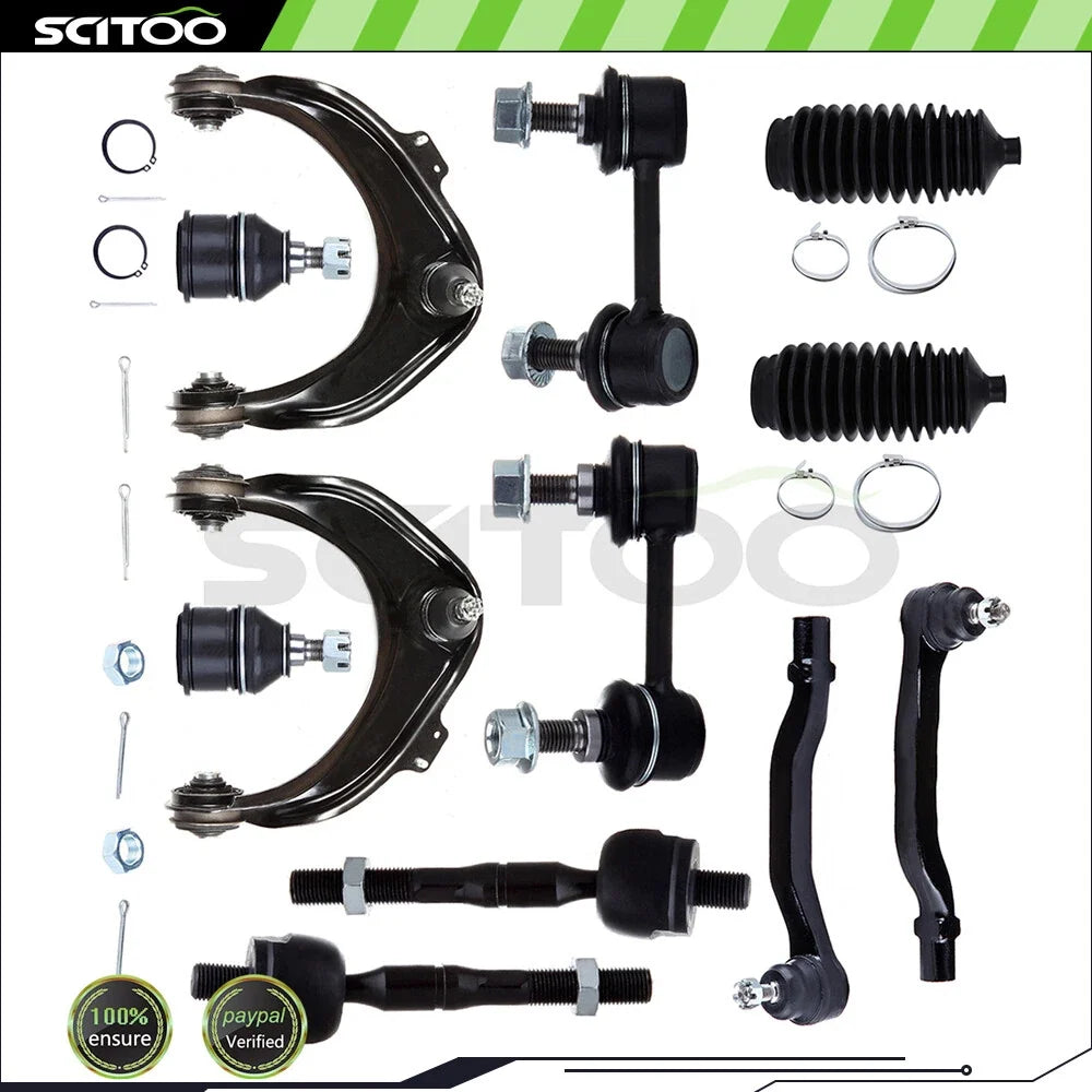 Control Arm, Ball Joint, and Tie Rod End Kit for 1998-2002 Honda Accord