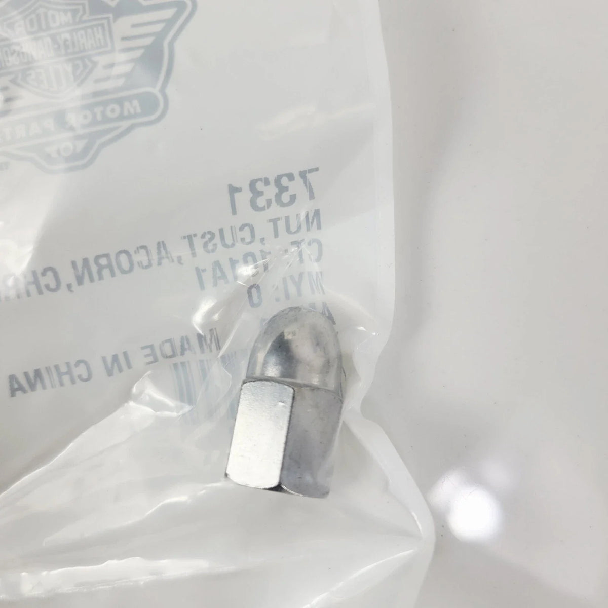 Acorn Nut 7331 in Chrome Finish for Harley-Davidson Bikes