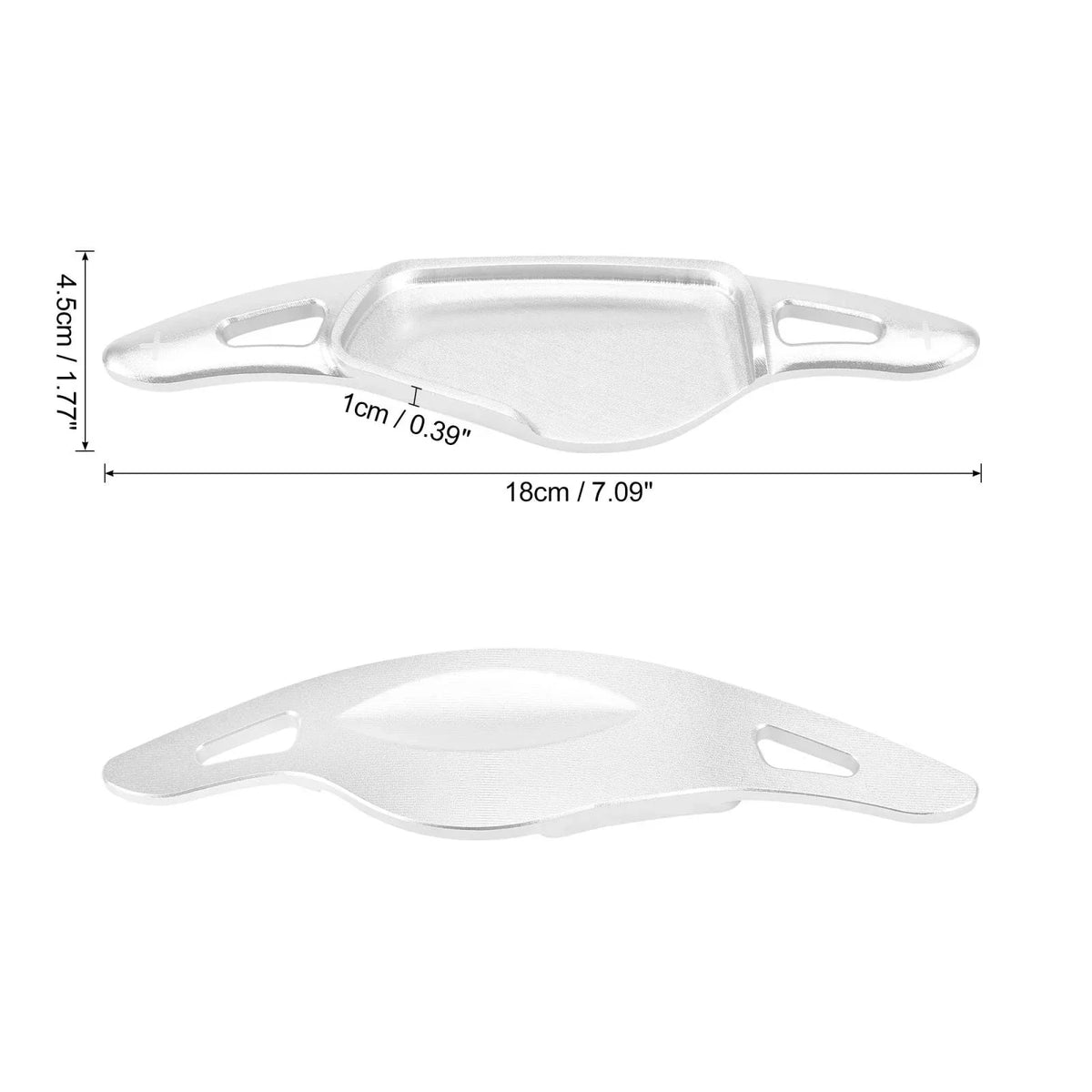 Silver Tone Steering Wheel Shift Paddle Cover for X3 X4 X5 M5 Z4 BMW
