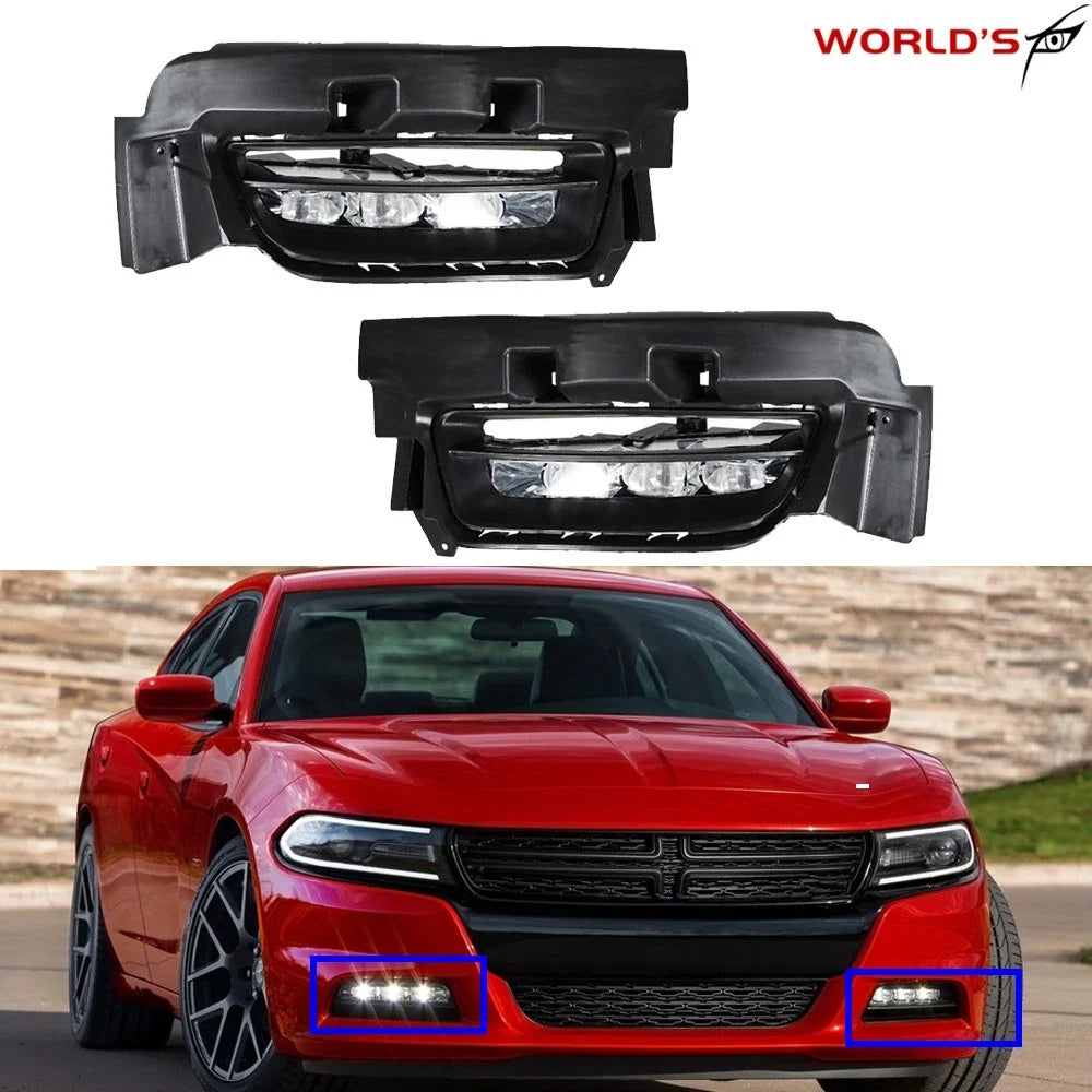 LED Bumper Fog Lights for Dodge Charger (2015–2017)