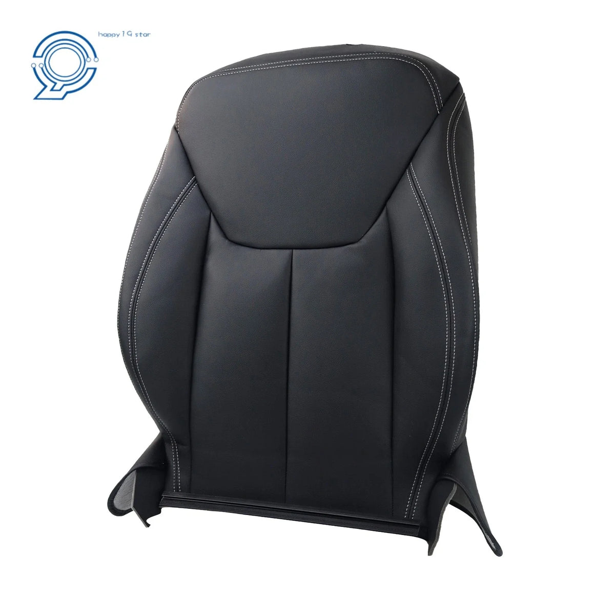 Front Left Leather Seat Cover for Jeep Wrangler (2013–2017) Black