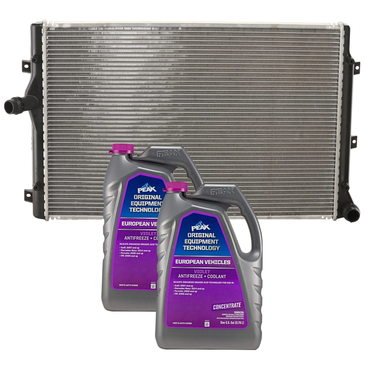 Set of 2 Radiators for VW Eos Beetle Golf GTI R Audi A3 Jetta