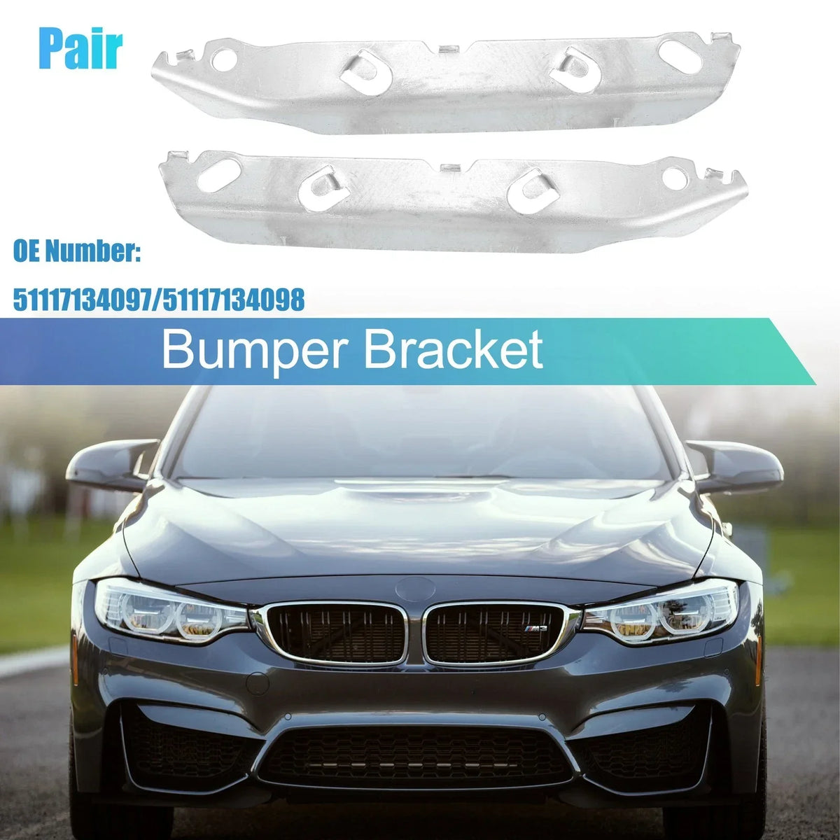 Front Support Bracket for BMW 328i Bumper