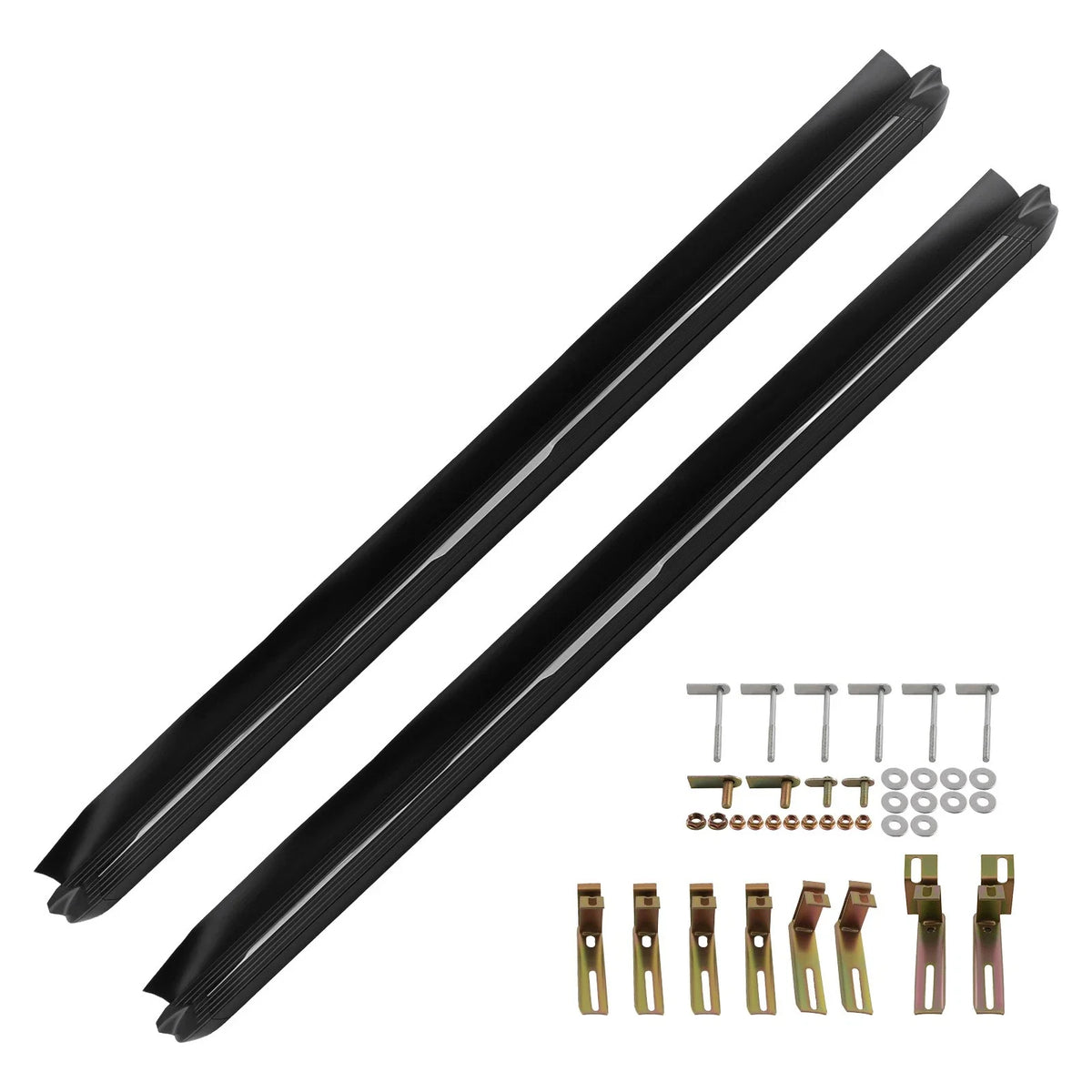 Black Nerf Bars Side Running Boards for Toyota Sienna Limited 2021-2026