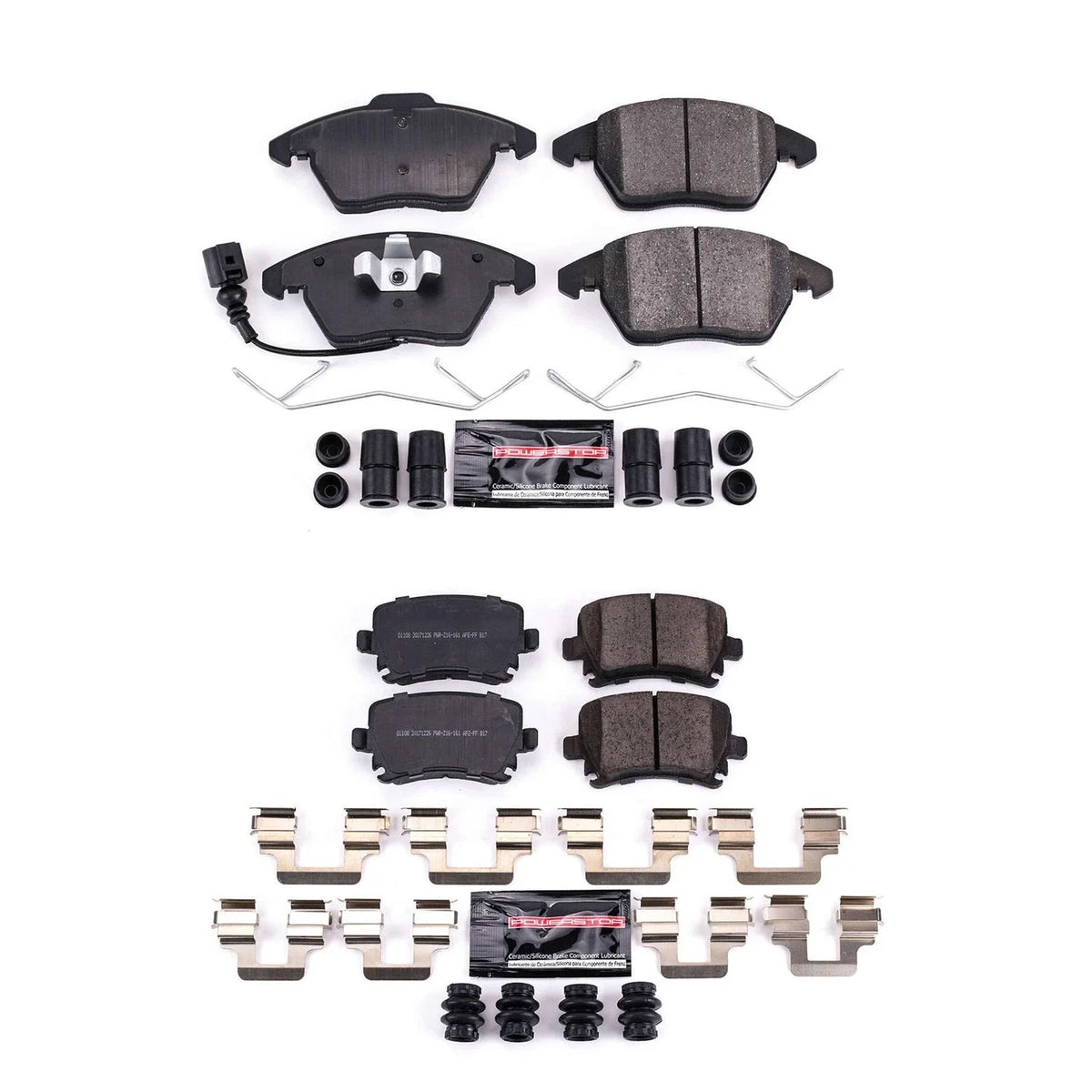 PowerStop Z23 Carbon-Fiber Ceramic Disc Brake Pads Kit for Eos GTI (2006–2016)
