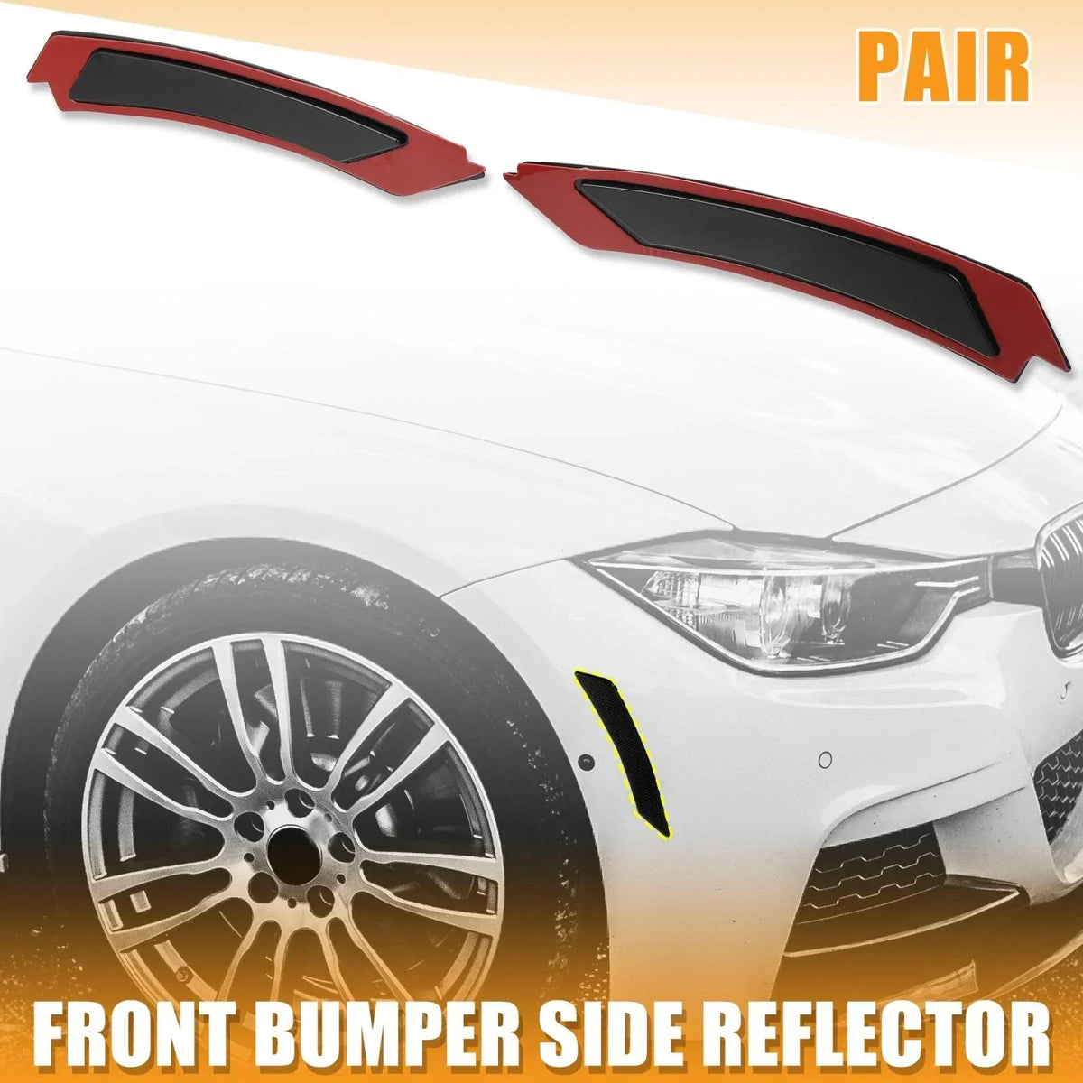 Bumper Reflector Pair for 3 Series BMW E90 E91 LCI (2009-2011)