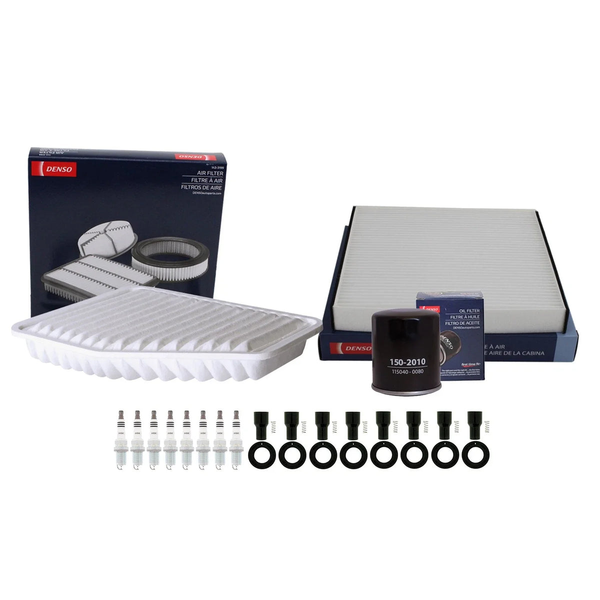 NGK Spark Plugs & Boots Tune Up Kit for Lexus SC430 GS430 2001-2005