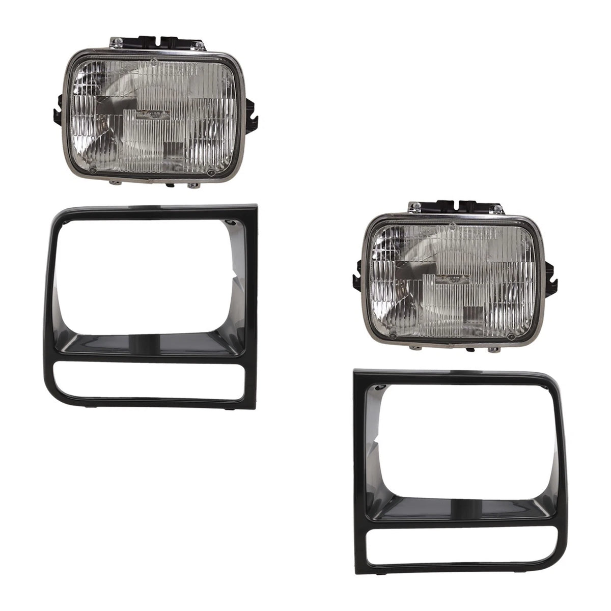 Headlight Set for Jeep Cherokee (1998–2001) - Driver & Passenger Side