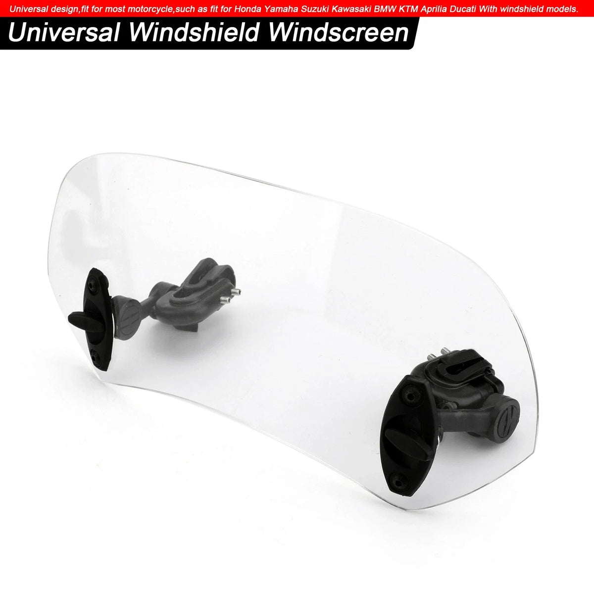 Windshield Deflector Spoiler Extension - Universal Fit, Adjustable