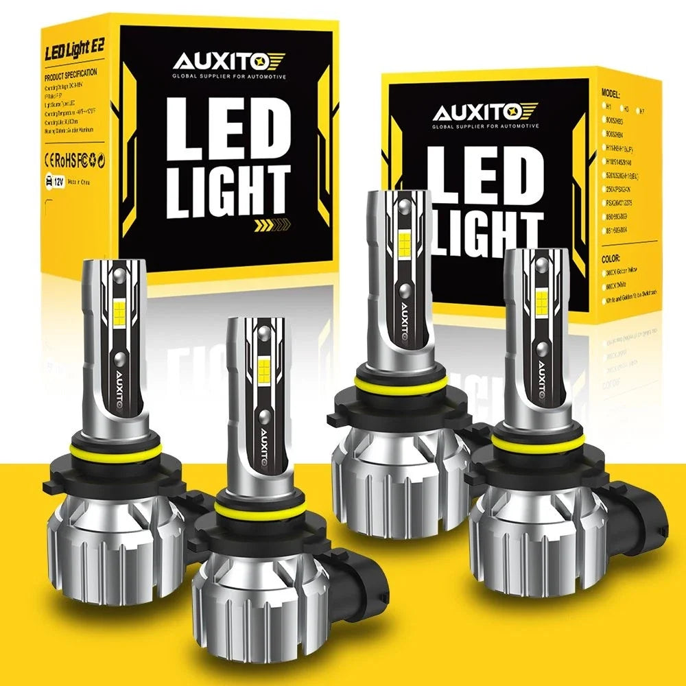 Set of 2 AUXITO 9005 9006 LED Headlight Bulbs Combo 6500K for
