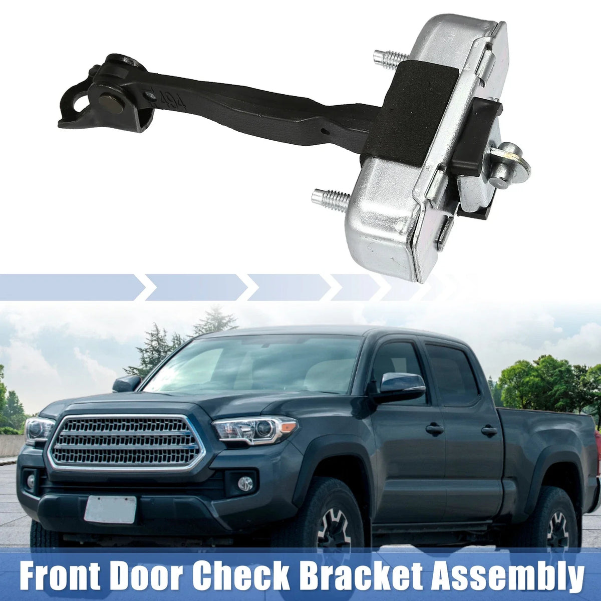 Front Left Door Check Stop Strap Bracket 6861060100 for Toyota Tacoma (2005–2016)