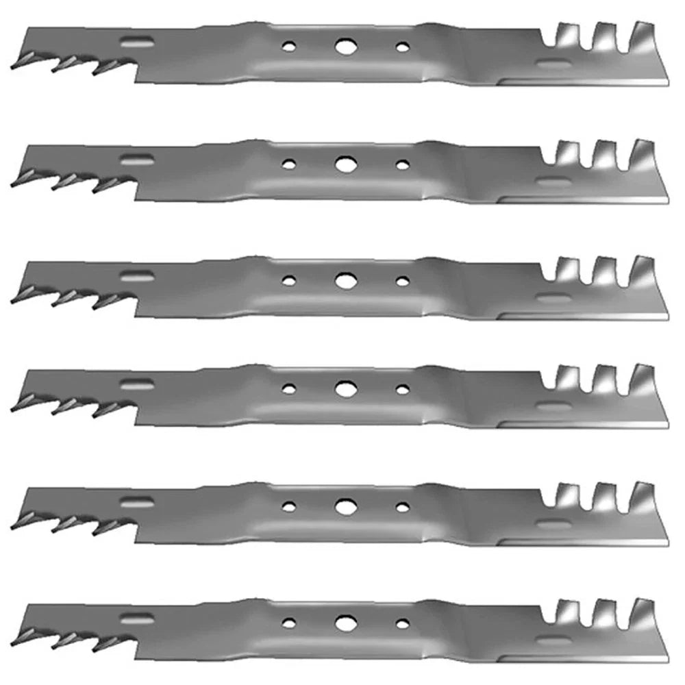 Set of 6 Mulching Blades B1PD5045 for John Deere L105 L108