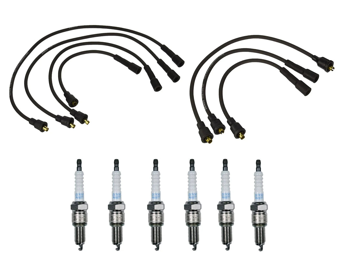 Denso 7mm Wire Set & 6 Platinum TT Spark Plugs Kit for Chevy GMC Pontiac