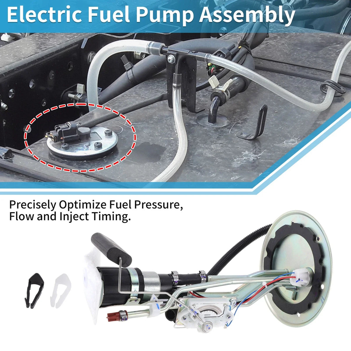 Electric Fuel Pump Assembly No.E2237S for Ford F-150 F-250 (1999–2003)