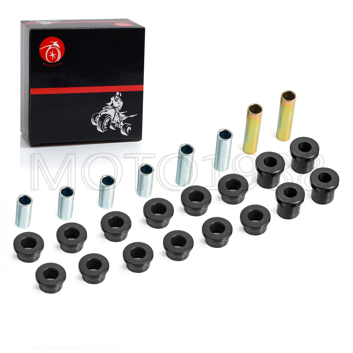 Front Lower Spring and Upper Arm Bushing Kit for Golf Cart DS 2000-2023