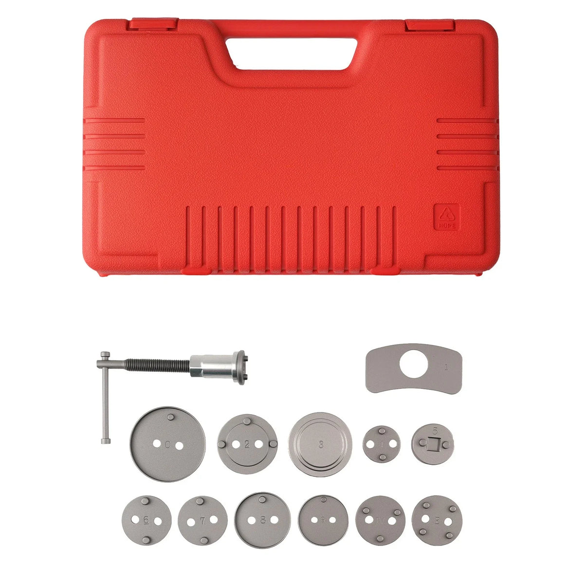 Disc Brake Pad Change Tool Set for Vehicles - Brake Caliper with Storage