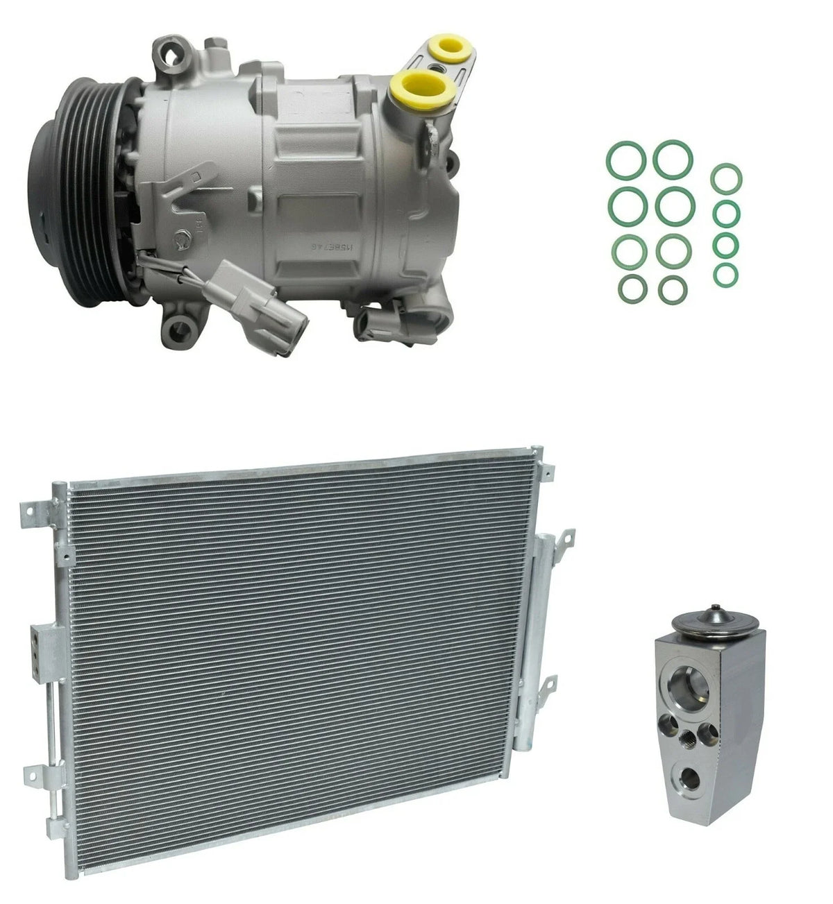 A/C Compressor Kit With Condenser for Jeep Cherokee 3.2L (2020–2021)
