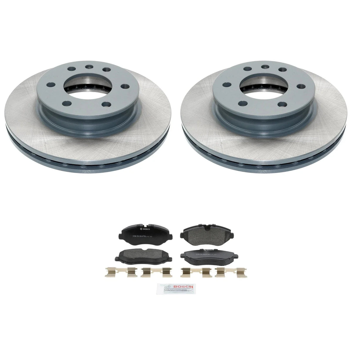 Front Brake Pads and Rotors Kit for 2500 Sprinter (2010–2018)