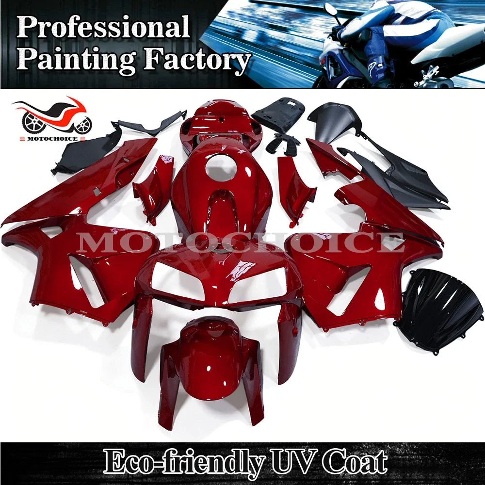 Glossy Red Fairing Kit for Honda CBR600RR (2005–2006)