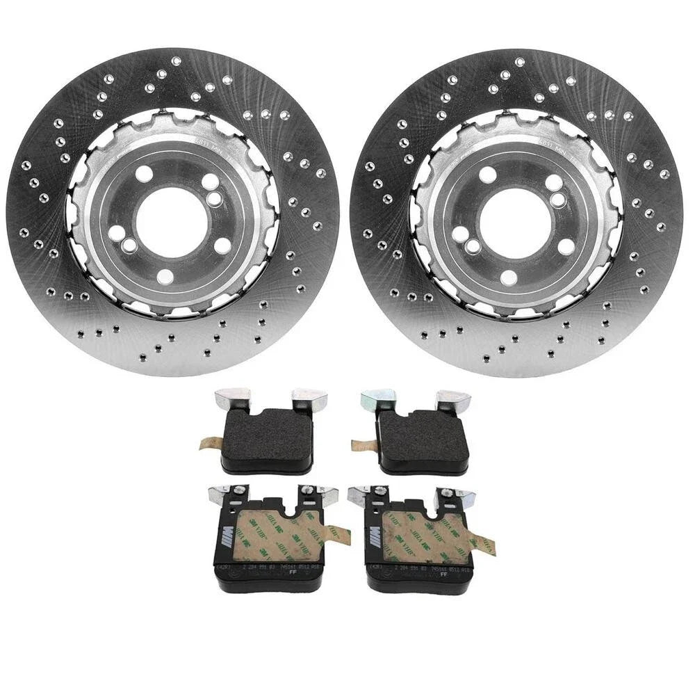 Rear Brake Kit 370mm Disc Rotors & Pads for BMW F80 F82 F83 F87 (OEM)