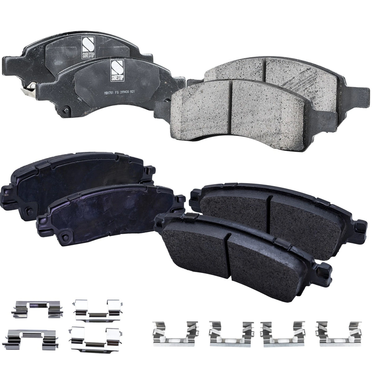 Ceramic Brake Pad Set for Chevrolet Trailblazer (2006–2009)