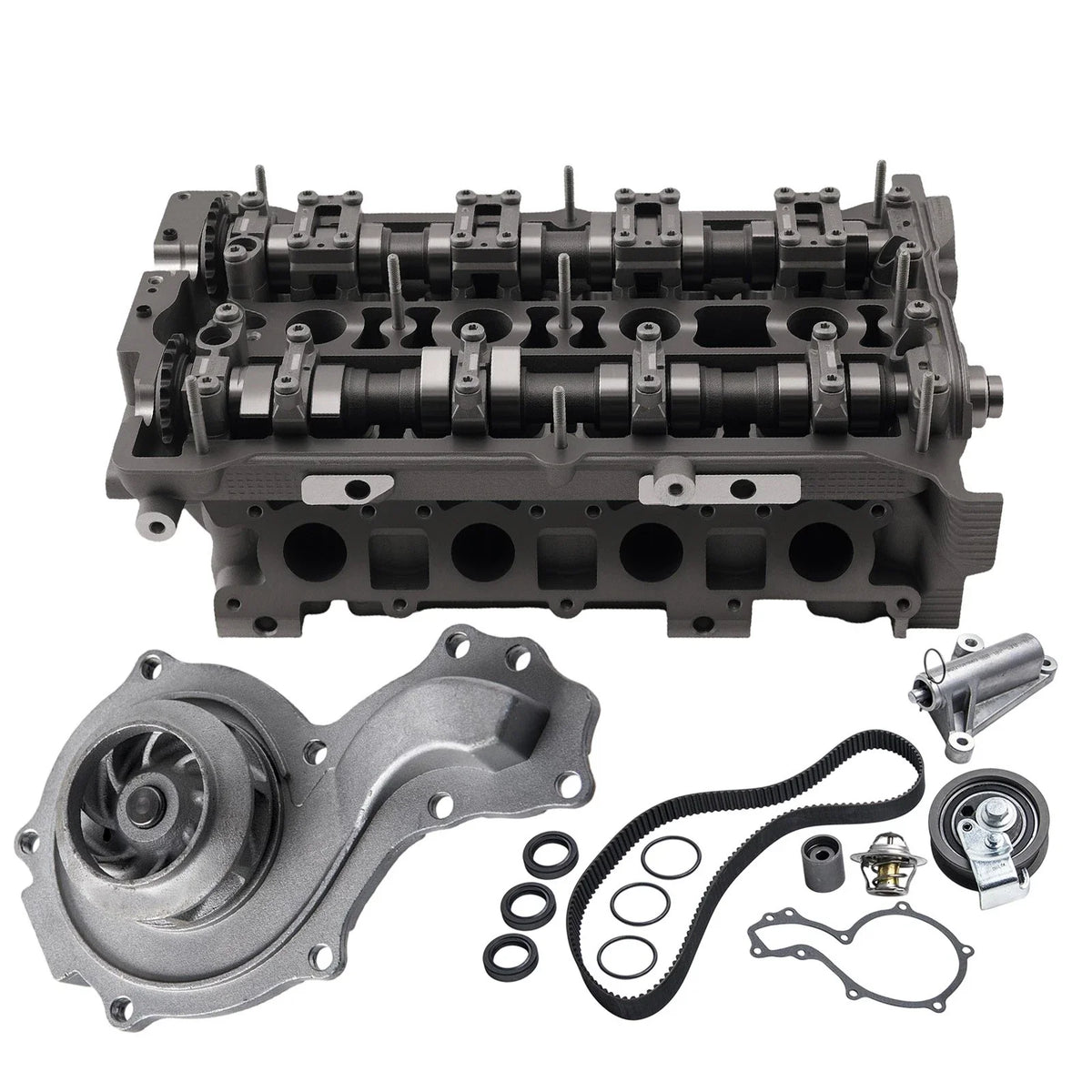 Timing Belt Kit & Water Pump with Cylinder Head Assembly for Passat 1997-2005