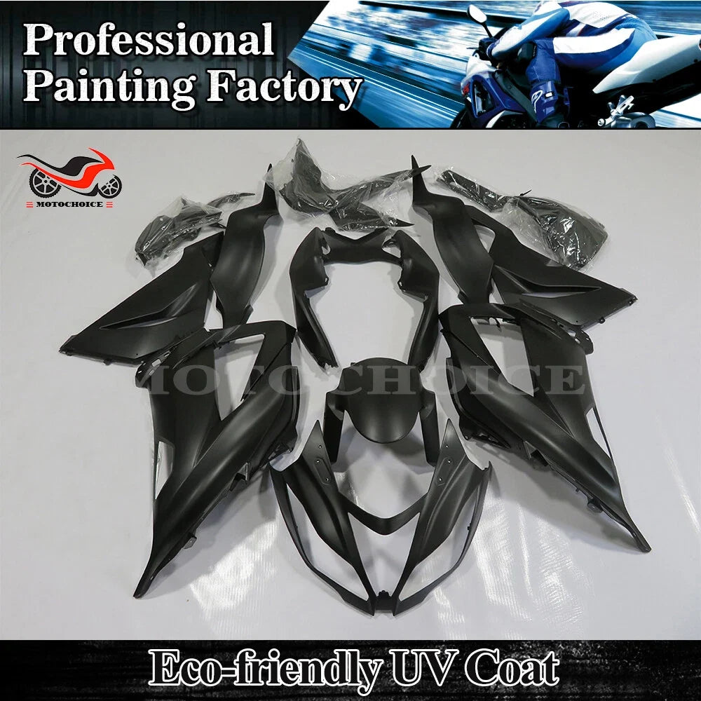 Matte Black ABS Bodywork Fairing Kit for Kawasaki Ninja ZX6R (2013–2018)
