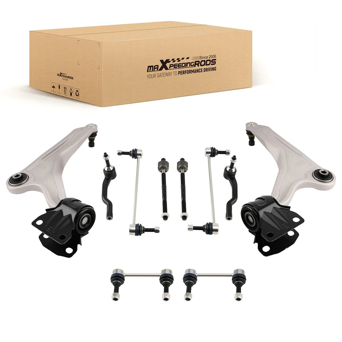 Set of 10 Front Lower Control Arms w/Ball Joint for Lincoln MKZ 2013-2020