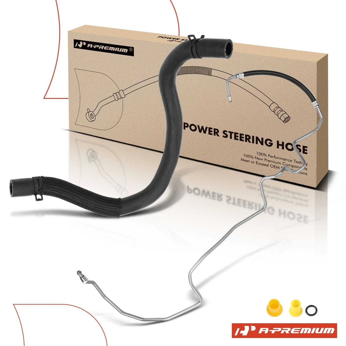 2X Power Steering Return & Reservoir Line Hose for Buick LaCrosse (2010–2016)