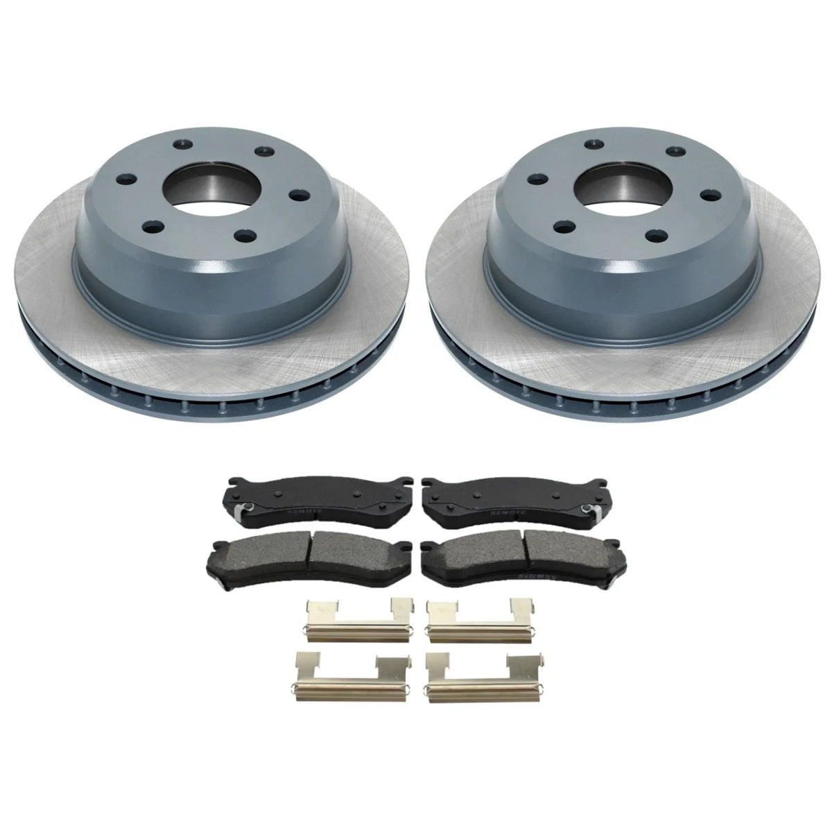 Bosch Blue Brake Pads with DuraGo Rear Rotors for Sierra 1500 2014-2019