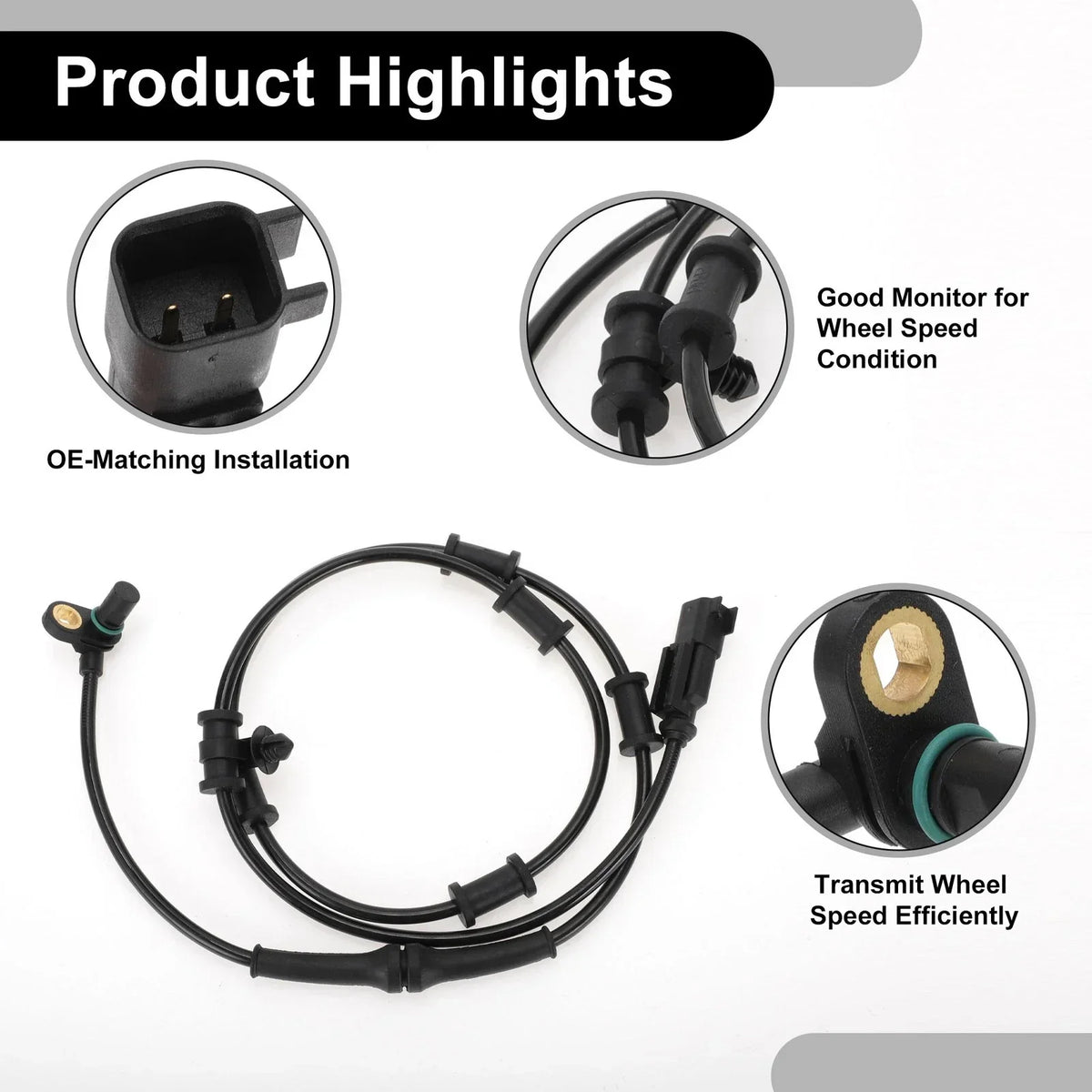 2002-2008 Dodge Ram 1500 Laramie SLT 5.7L ABS Wheel Speed Sensor