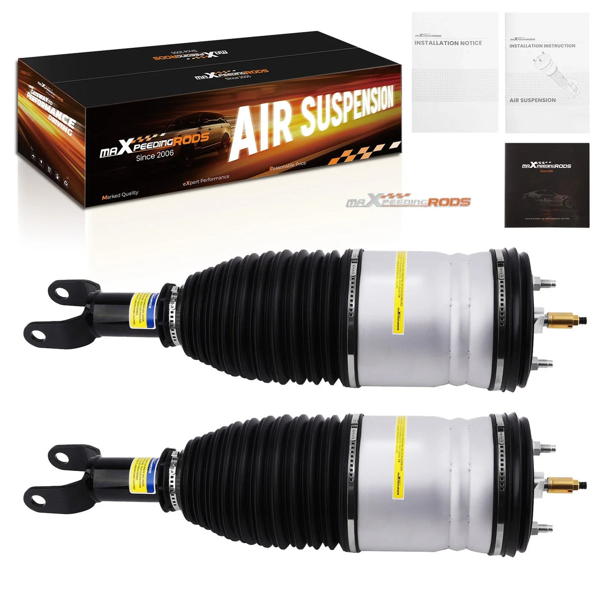 Set of 2 Air Ride Suspension Strut Assemblies for Ram 1500 (2013–2019)