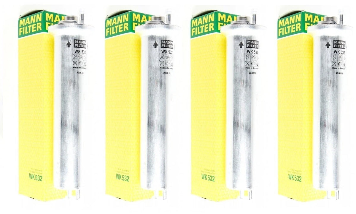 Set of 4 Fuel Filters for BMW E38 740iL E39 525i 530i E53 X5 (1995–2003)