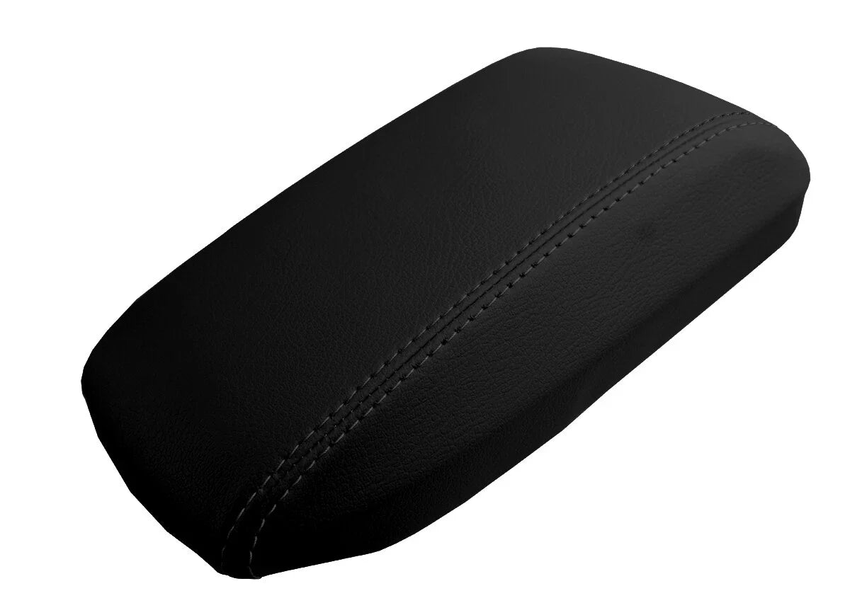 Leather Console Lid Armrest Cover for Toyota Corolla (2014–2019) Black