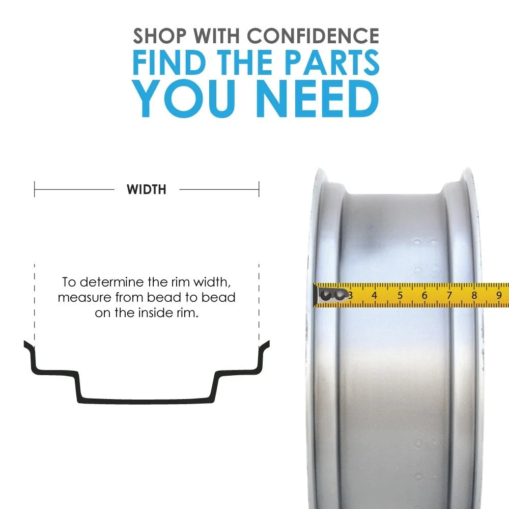 Rear Wheel Rim 9" X 28" 6 Loop for A-99A500-AI
