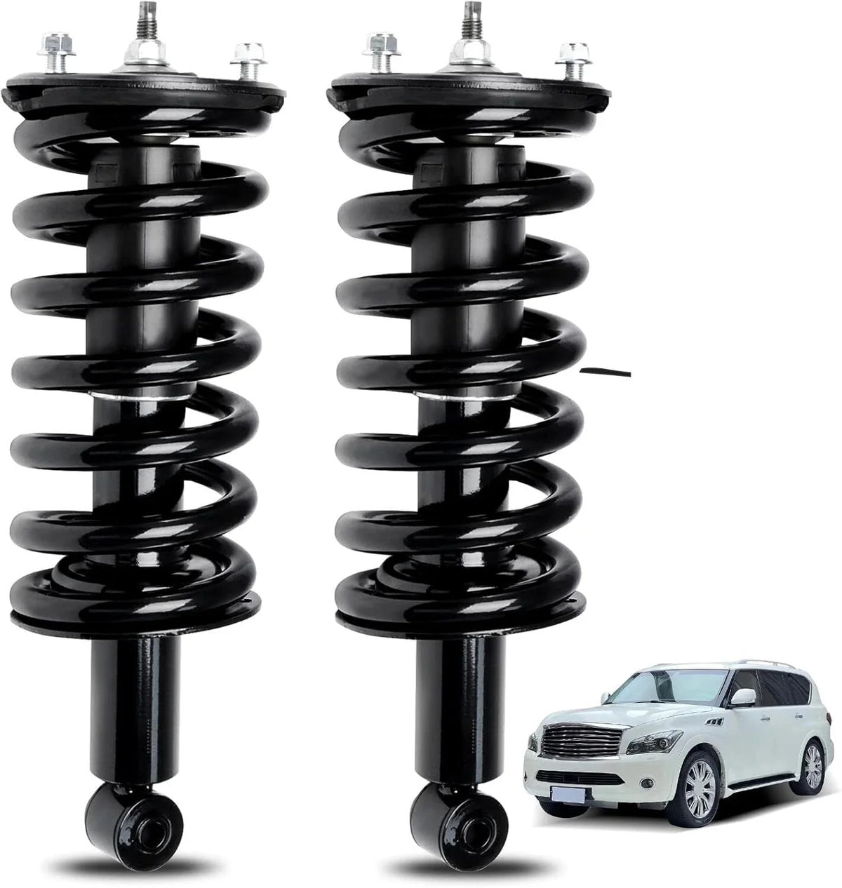 Front Pair Struts Shocks Assembly for Infiniti QX56 (2004–2010)