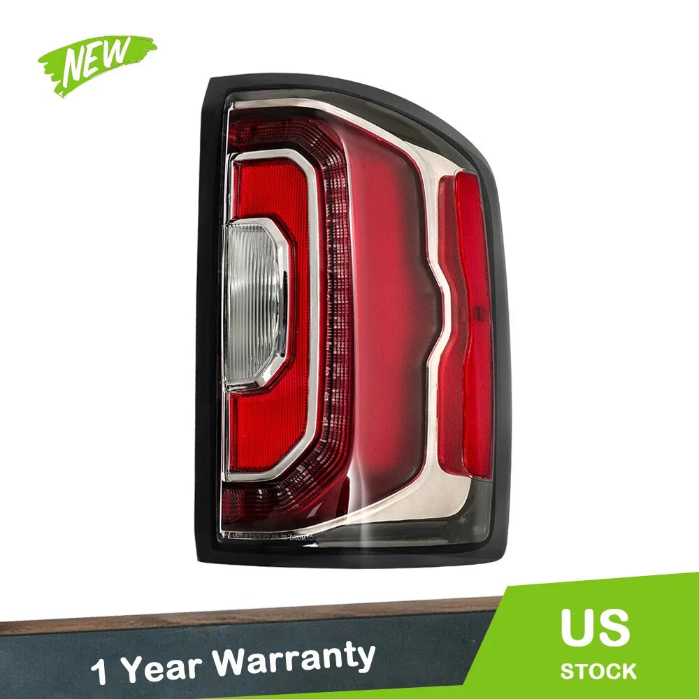 LED Red Tail Light Assembly for GMC Sierra (2016–2018) Right Passenger Side