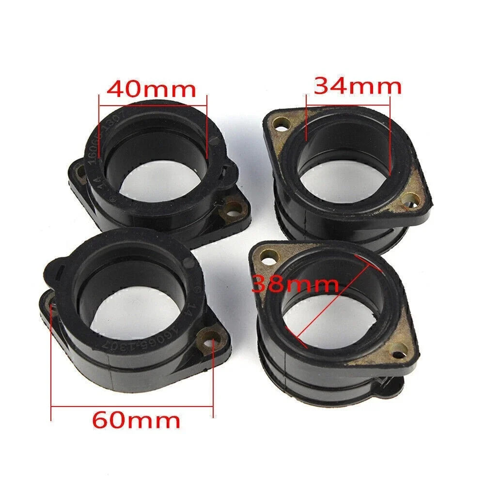 Set of 4 Carburetor Adapter Holders for Kawasaki ZRX 1100 (1997–2000)