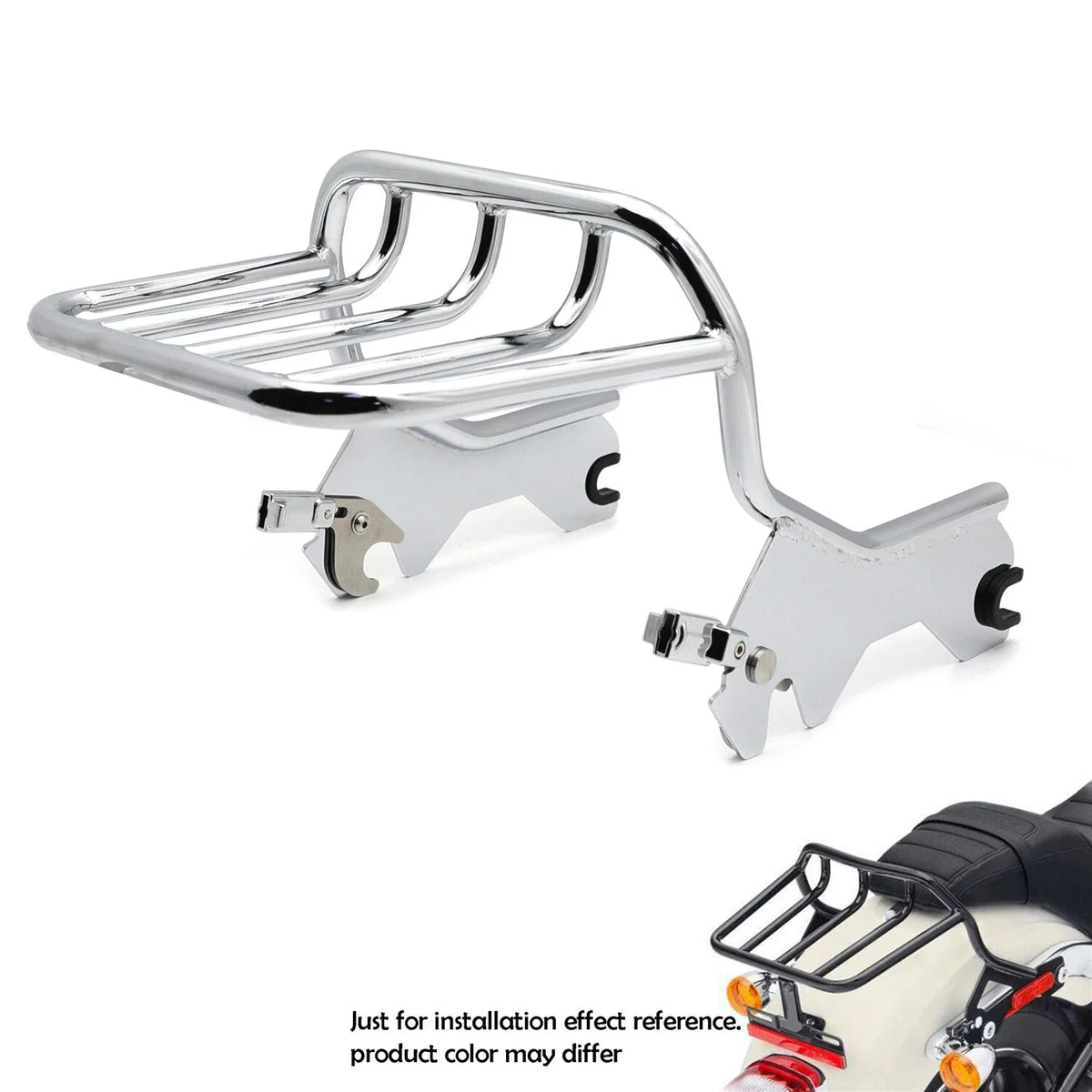 Luggage Rack Chrome for FLDE FLHC FLHCS FLSL FXBB Harley (2018–2023)