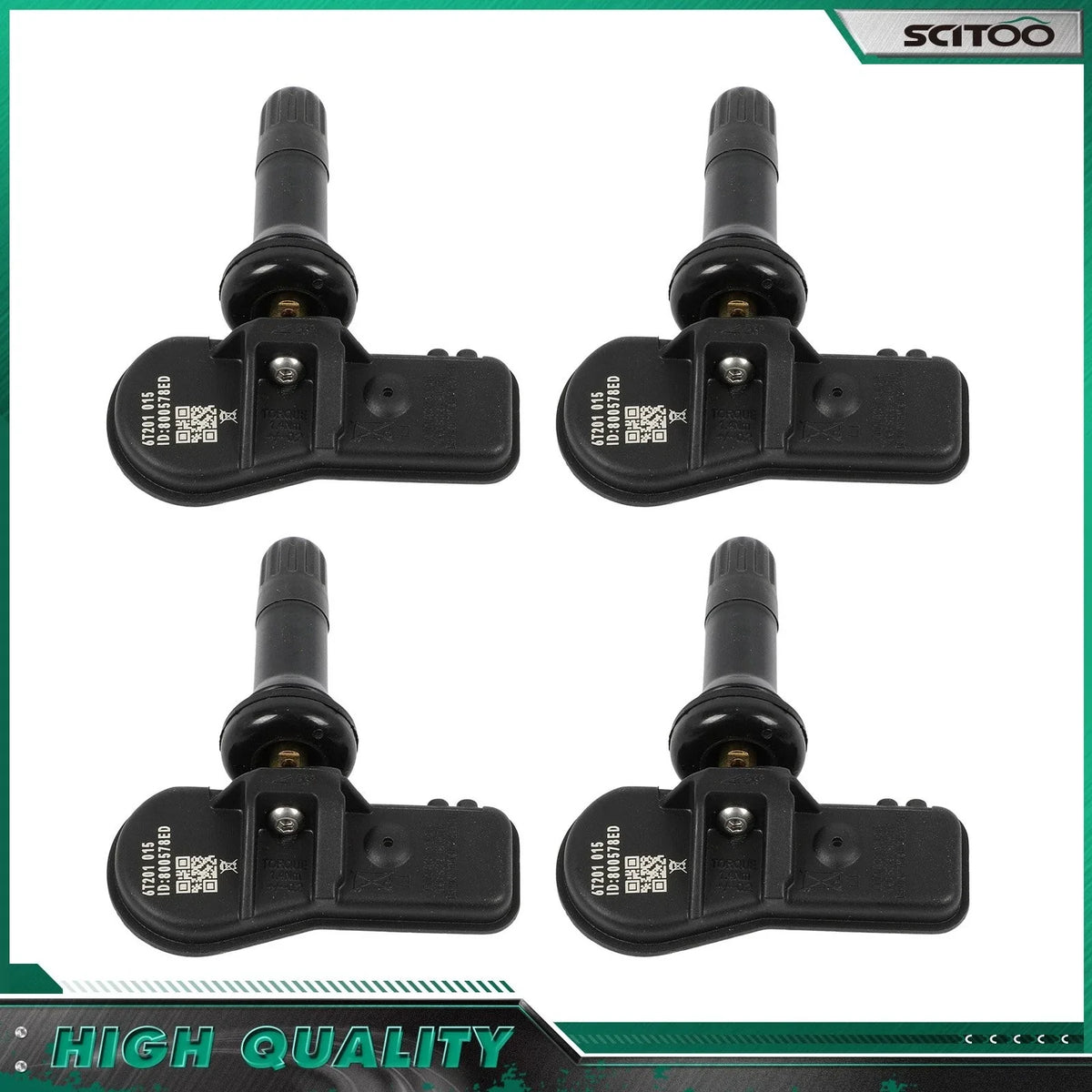 Set of 4 Tire Pressure Monitoring Sensors for KIA Hyundai 2017-2023