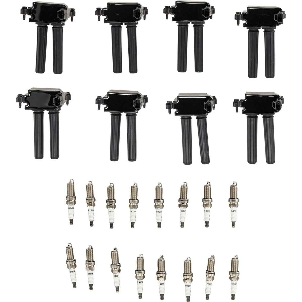 Ignition Coil and Spark Plug Kit for Ram Truck Chrysler Aspen Grand Cherokee (2008)