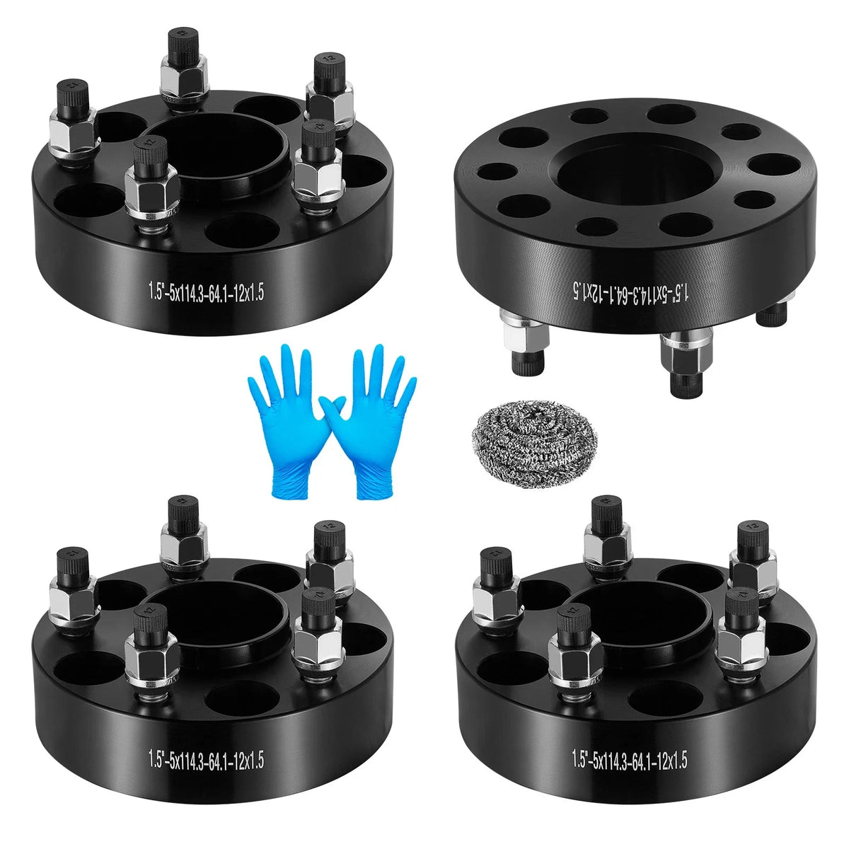 Set of 4 Hub Centric Wheel Spacers for Honda Element (2003–2011)