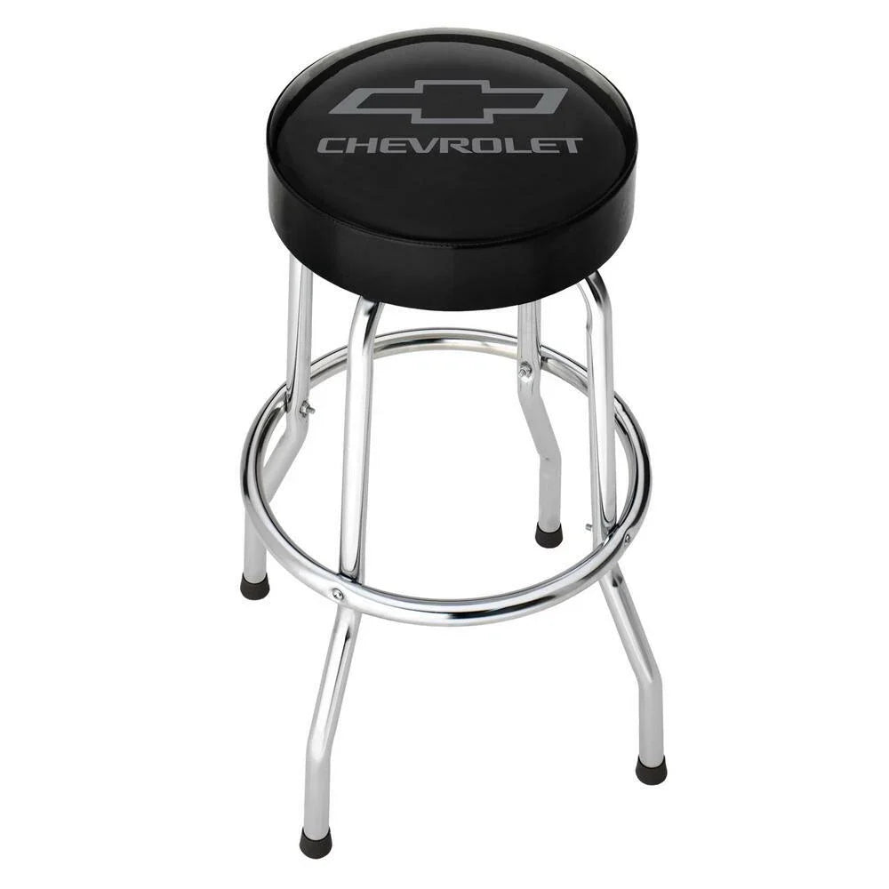 Chevy Bow Tie Bar Stool for Chevrolet (Gray)