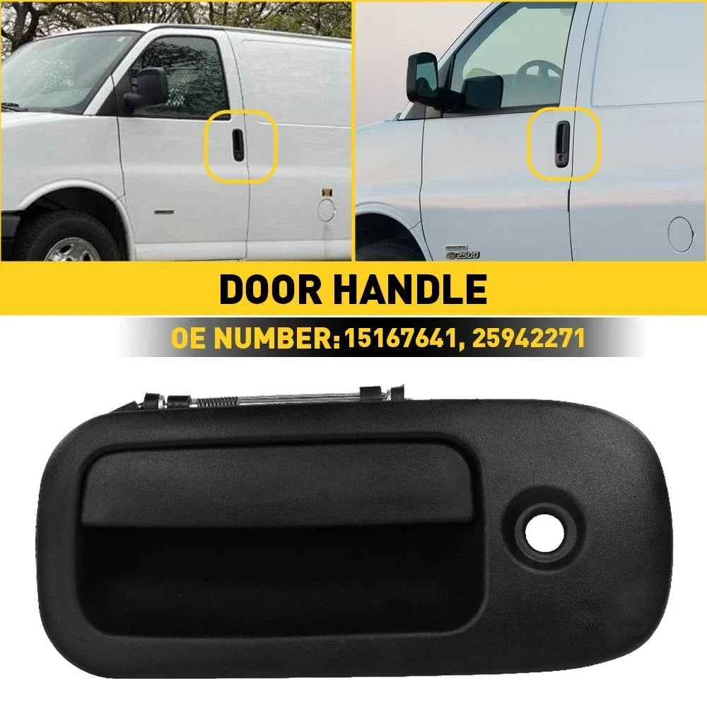 Driver Outside Front Door Handle for Chevy Express GMC Savana (1996–2009)