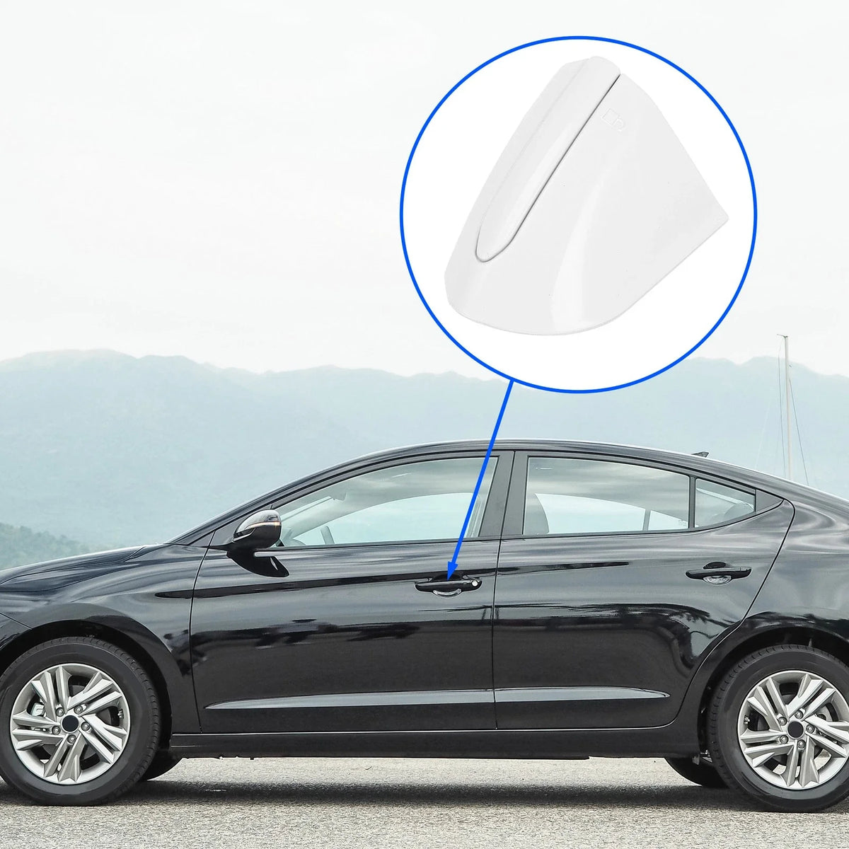 Front Left Door Handle Protector for Ford Mondeo Edge Taurus (2013–2020)