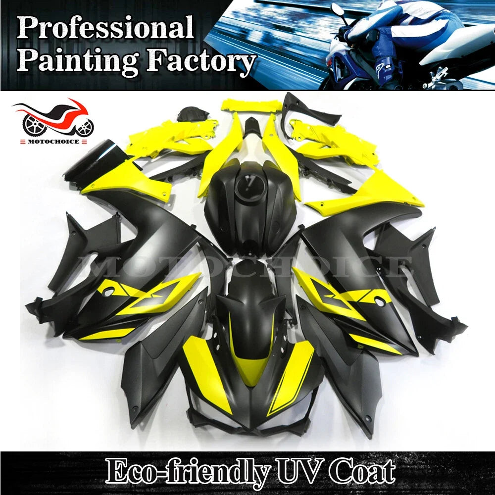 Fairing Kit for Yamaha YZF R3 R25 (2014–2018) Matte Black & Yellow