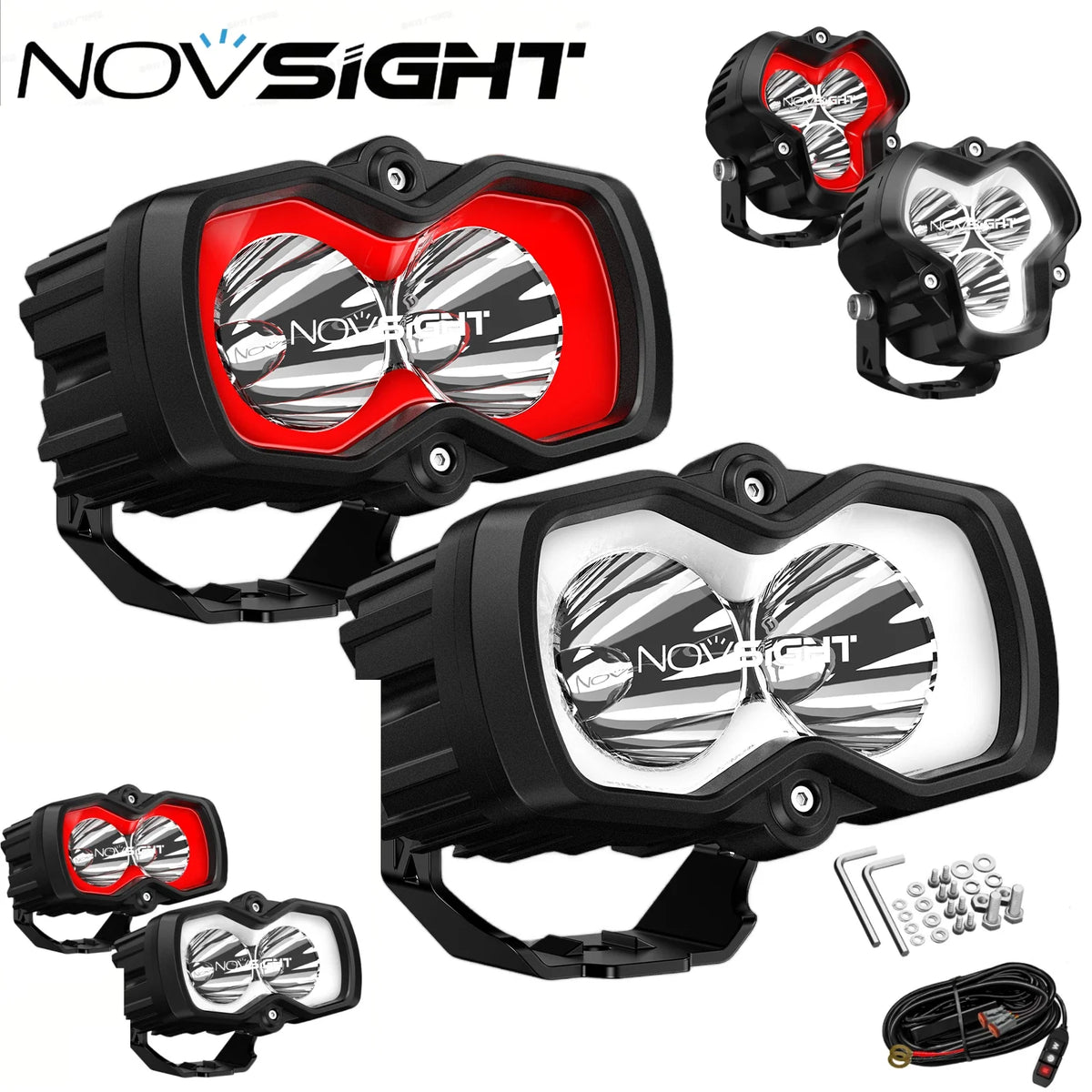 2 Pack LED Pod Work Lights for Jeep Truck SUV (3"/4.5")