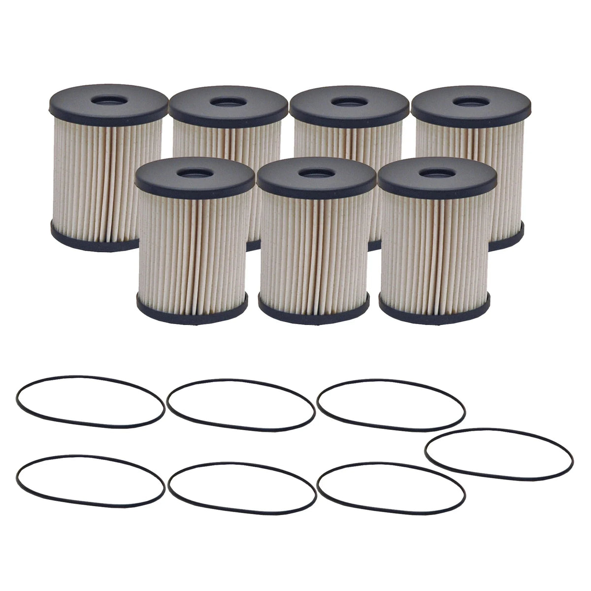 Set of 7 Engine Oil Filters for Dodge Ford Hino Peterbilt Thomas L6