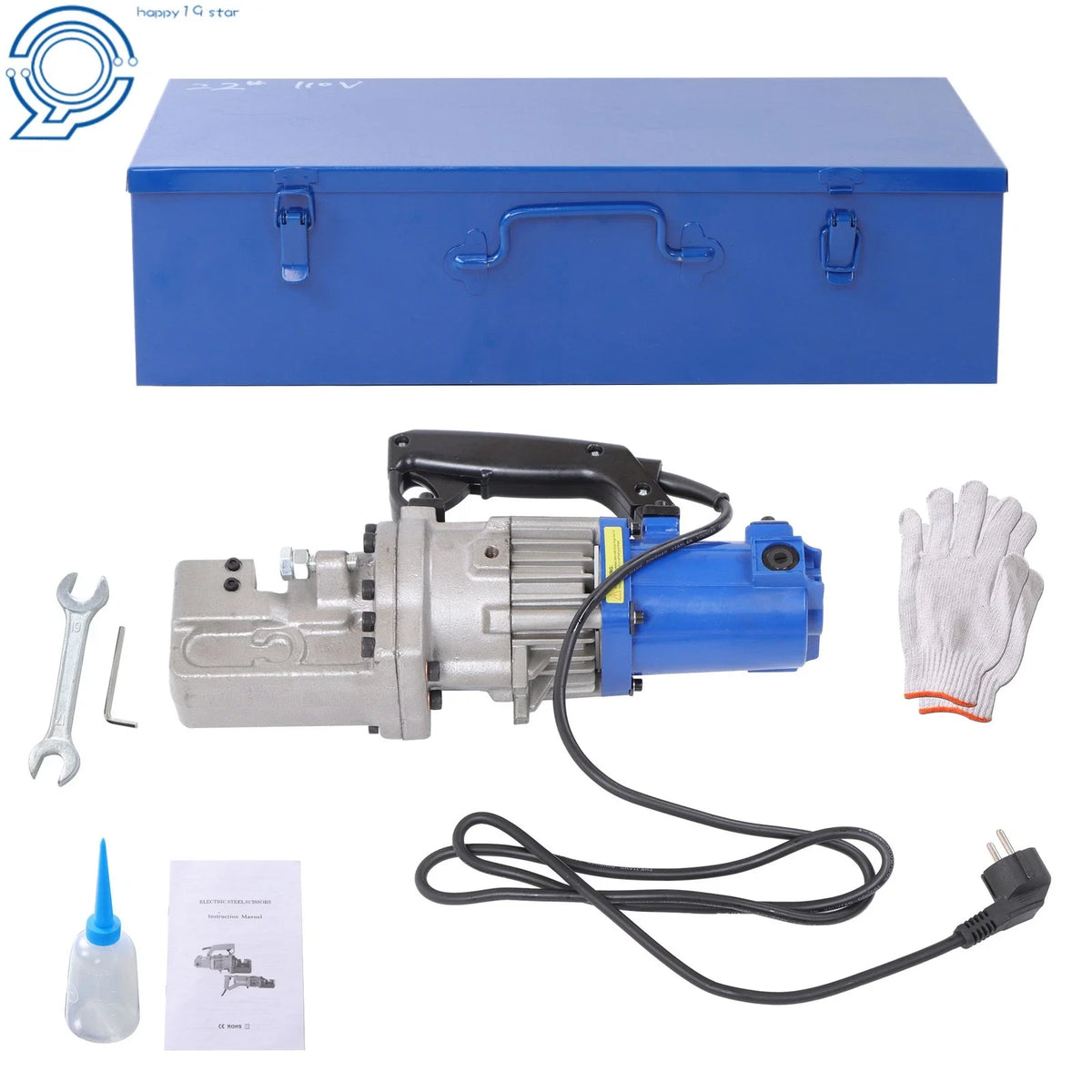 Adjustable Dust-Free Hydraulic Rebar Cutter 1250W RC-20 Model