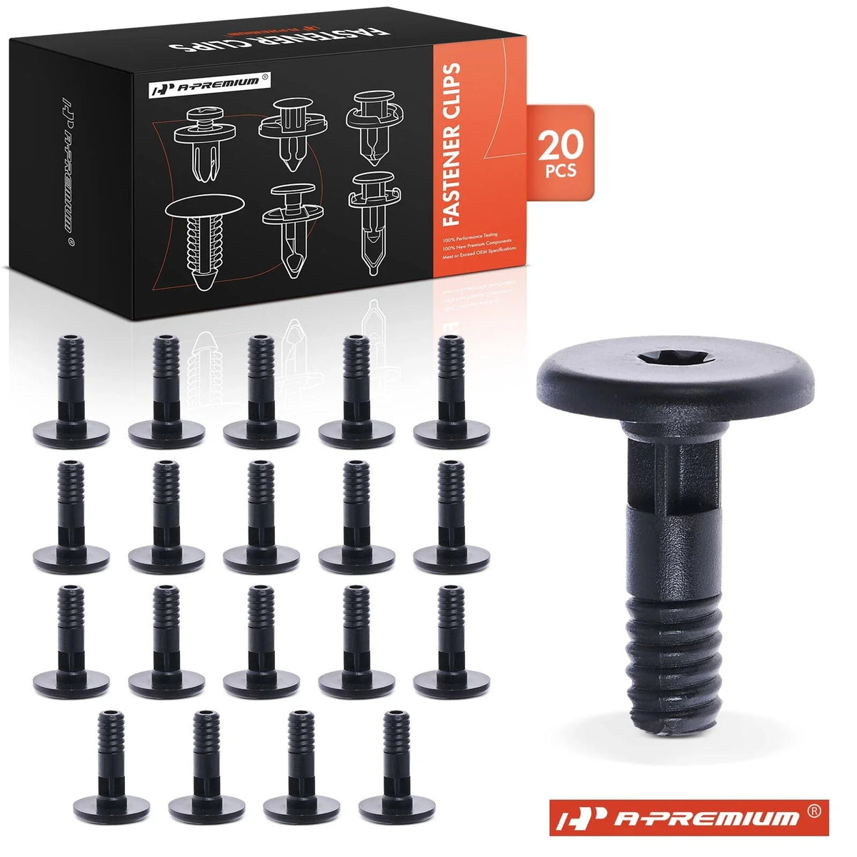 20Pcs Nylon Door Sill Cover Clips for BMW E60 E61 E63 E64 F10 (2001–2017)